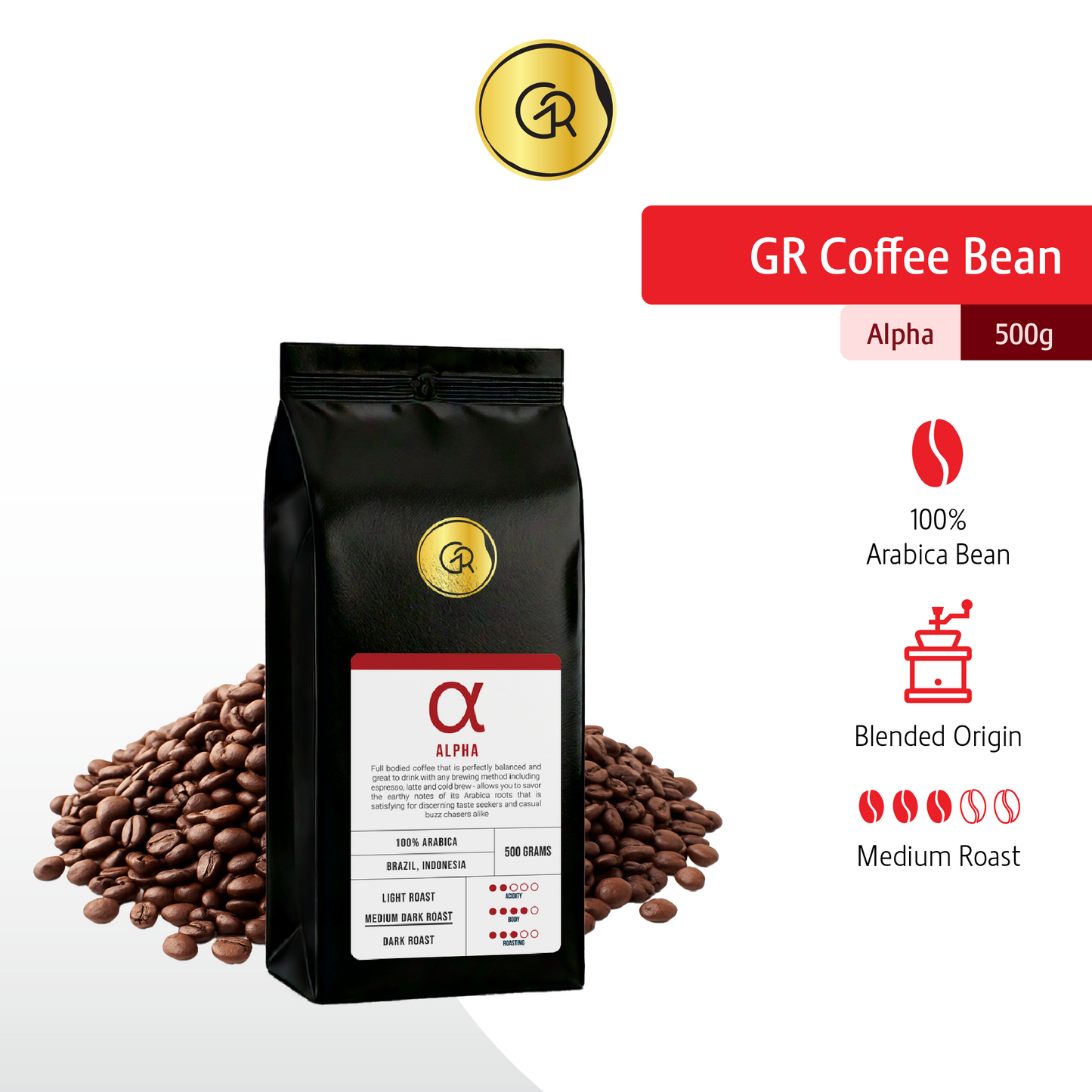 GR Coffee Bean - Alpha